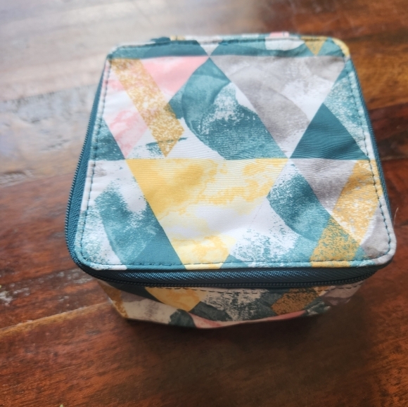 Thirty One Mini Travel Jewelry Case Hello Happy Journey - NWOT - Picture 1 of 4